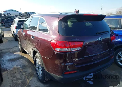 2016 Kia Sorento 2.4L Lx из США, поврежденный, VIN 5XYPG4A39GG127845